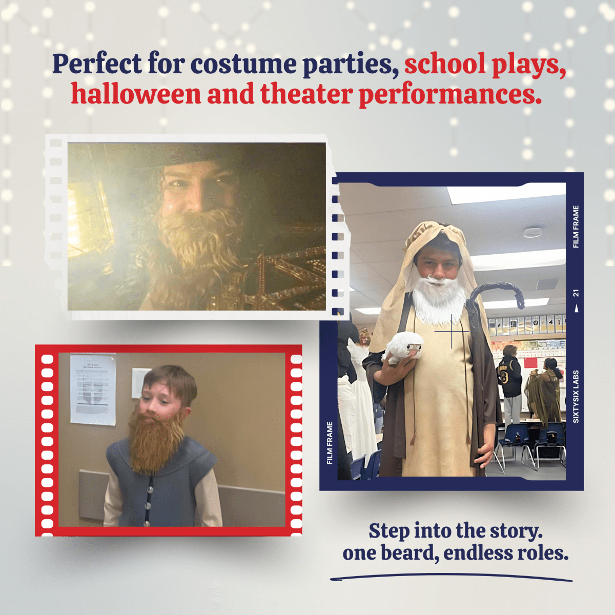 Costume Beard and Mustache