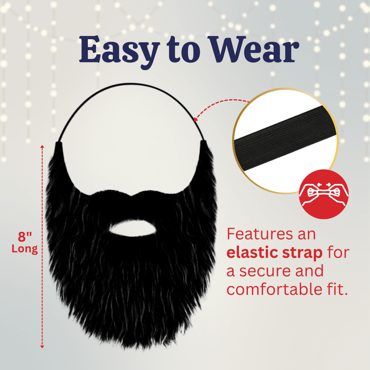 Costume Beard and Mustache