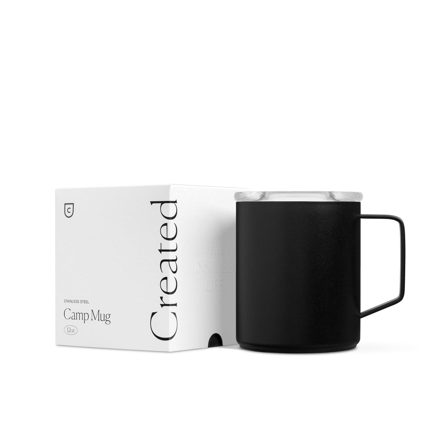 12oz Camp Mug - Black
