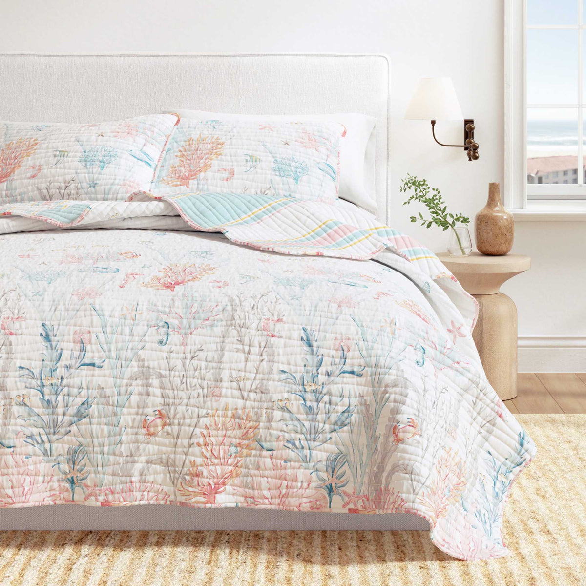 Coastal Coral Reef Quilt Set - Caymen Collection