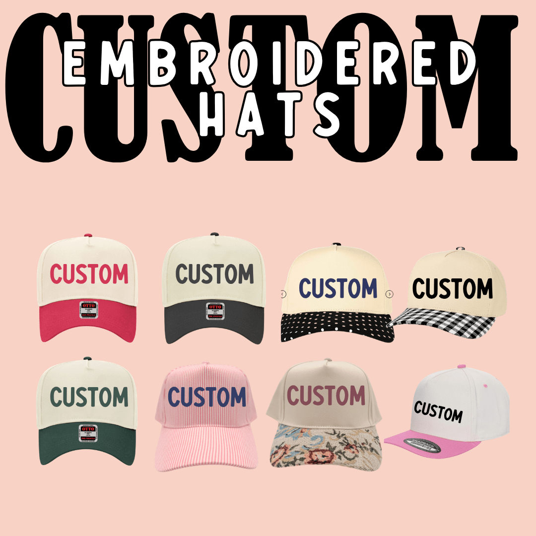 Custom Embroidered - Trucker Hat
