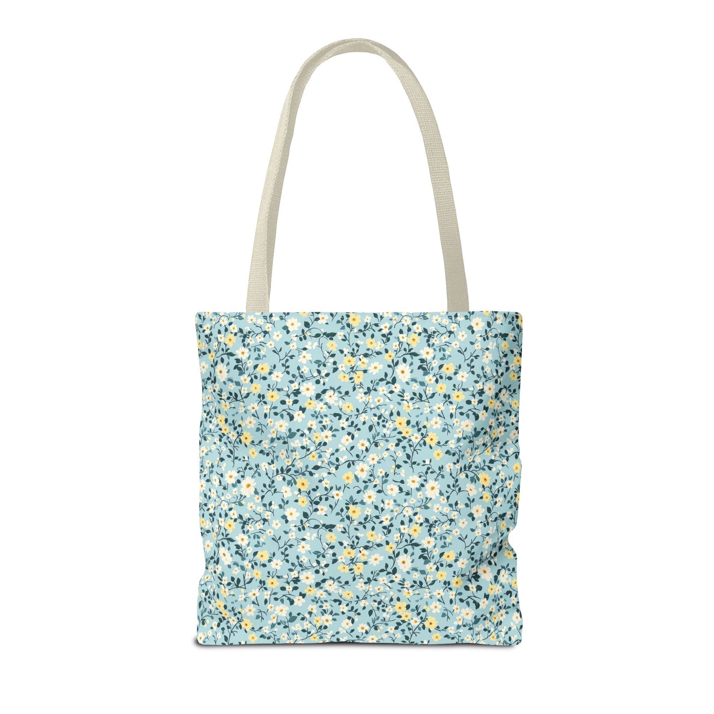 Gingham Initial Tote: A