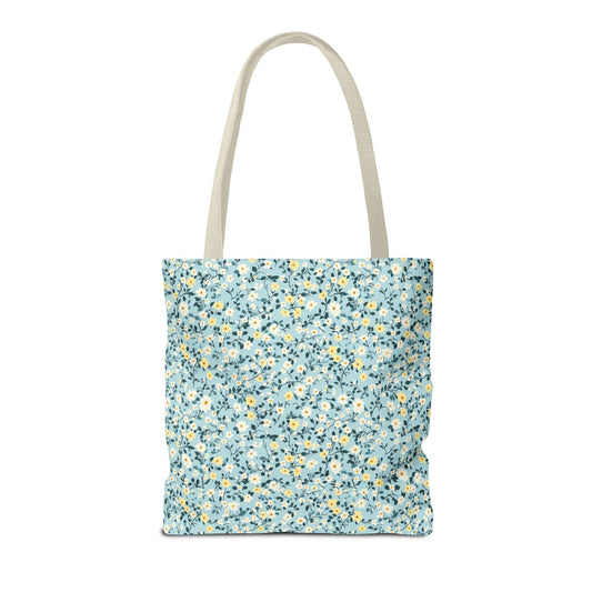 Gingham Initial Tote: A