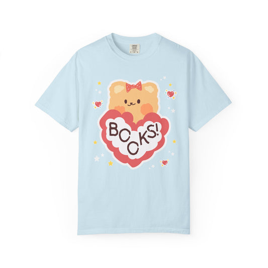 Cute Bookish Bear Tee Shirt for School Librarian
