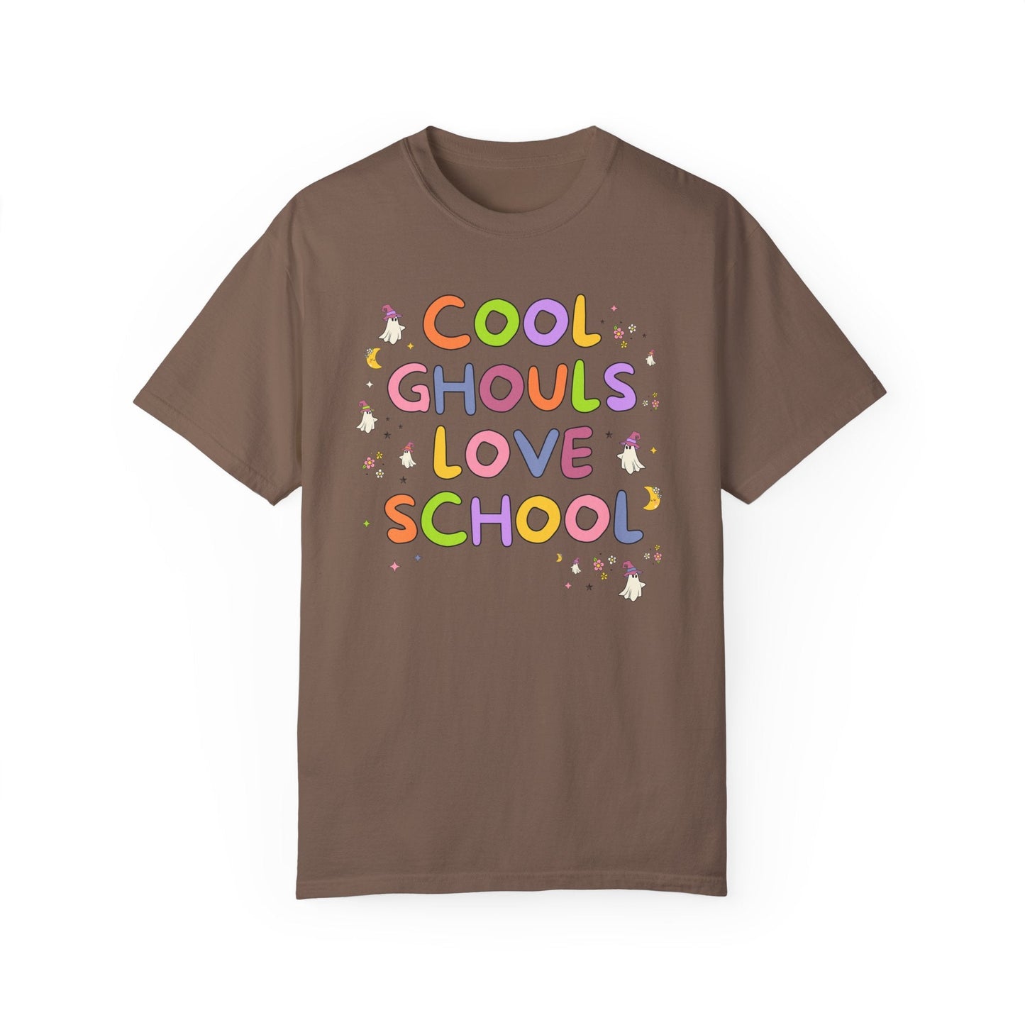 Cute Halloween Teacher Tee with Ghosts