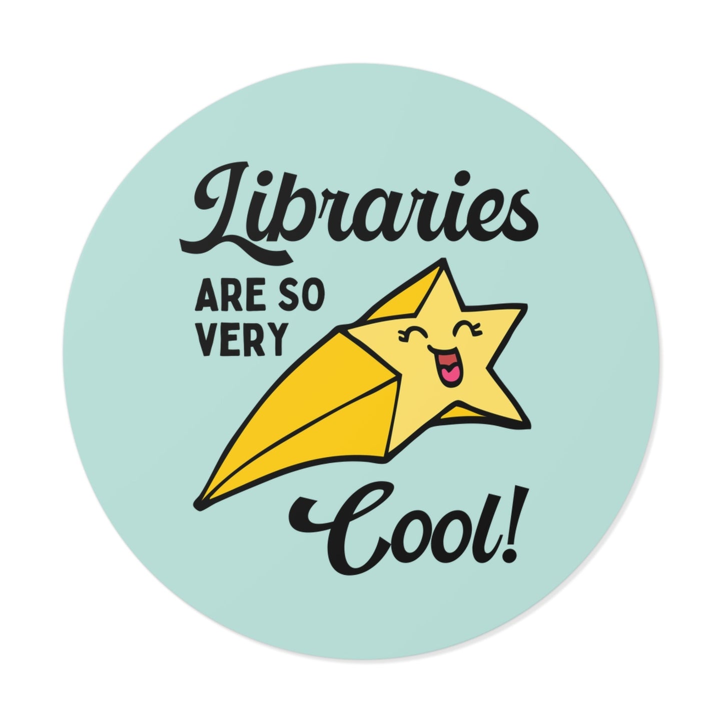 Libraries Are So Very Cool! Sticker