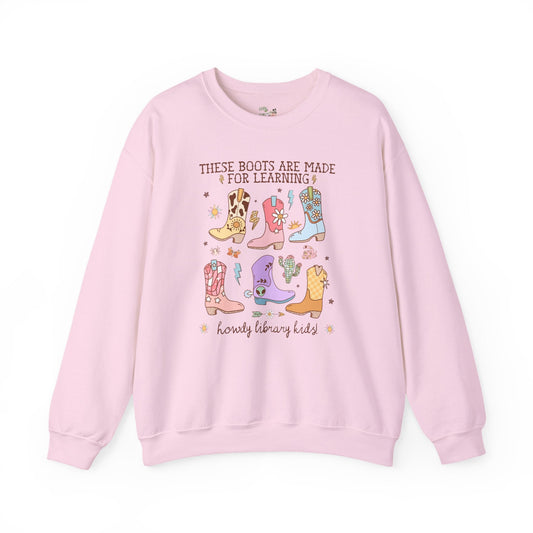 Cute Librarian Sweatshirt with Western Aesthetic