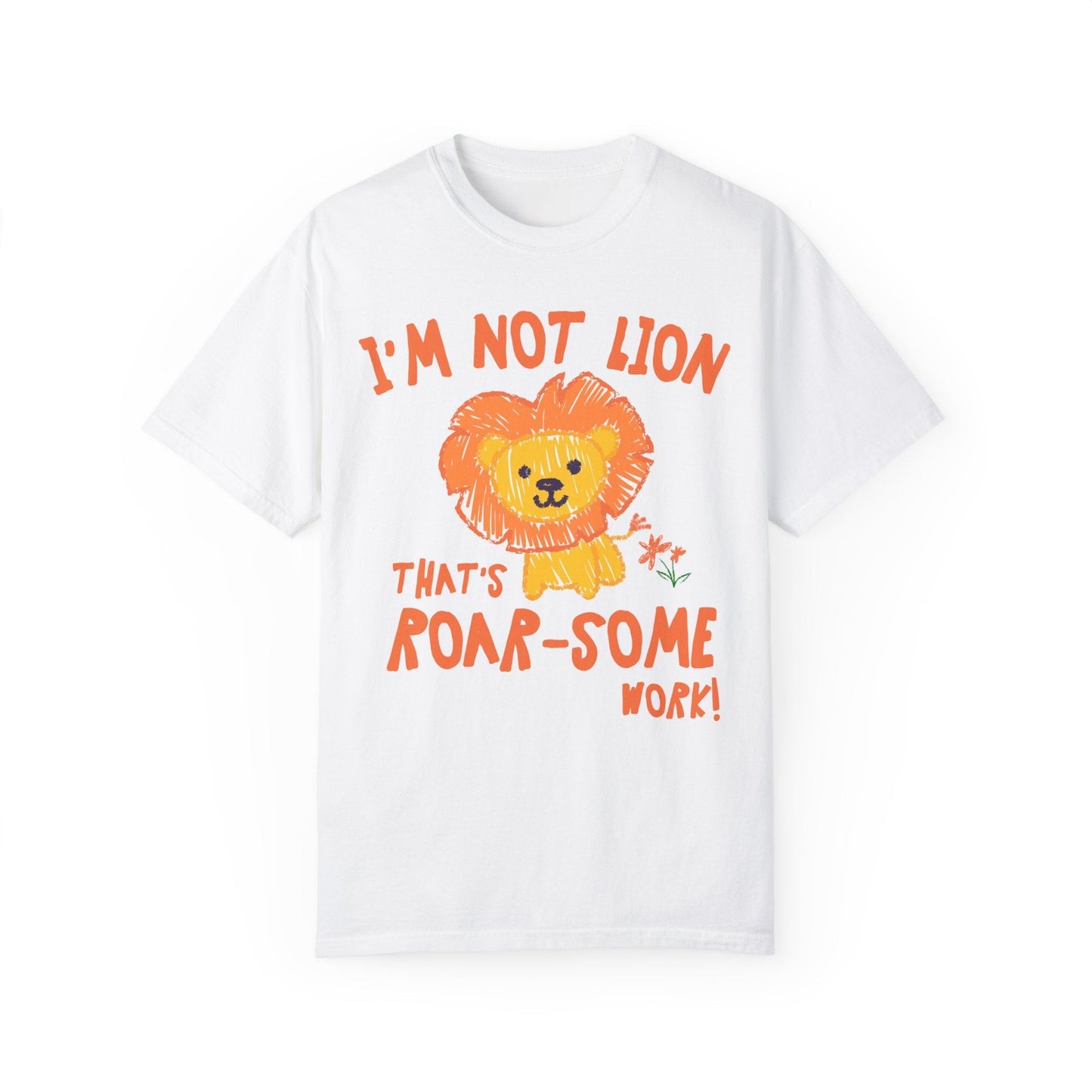 Cute Lion Testing Day Tee Shirt