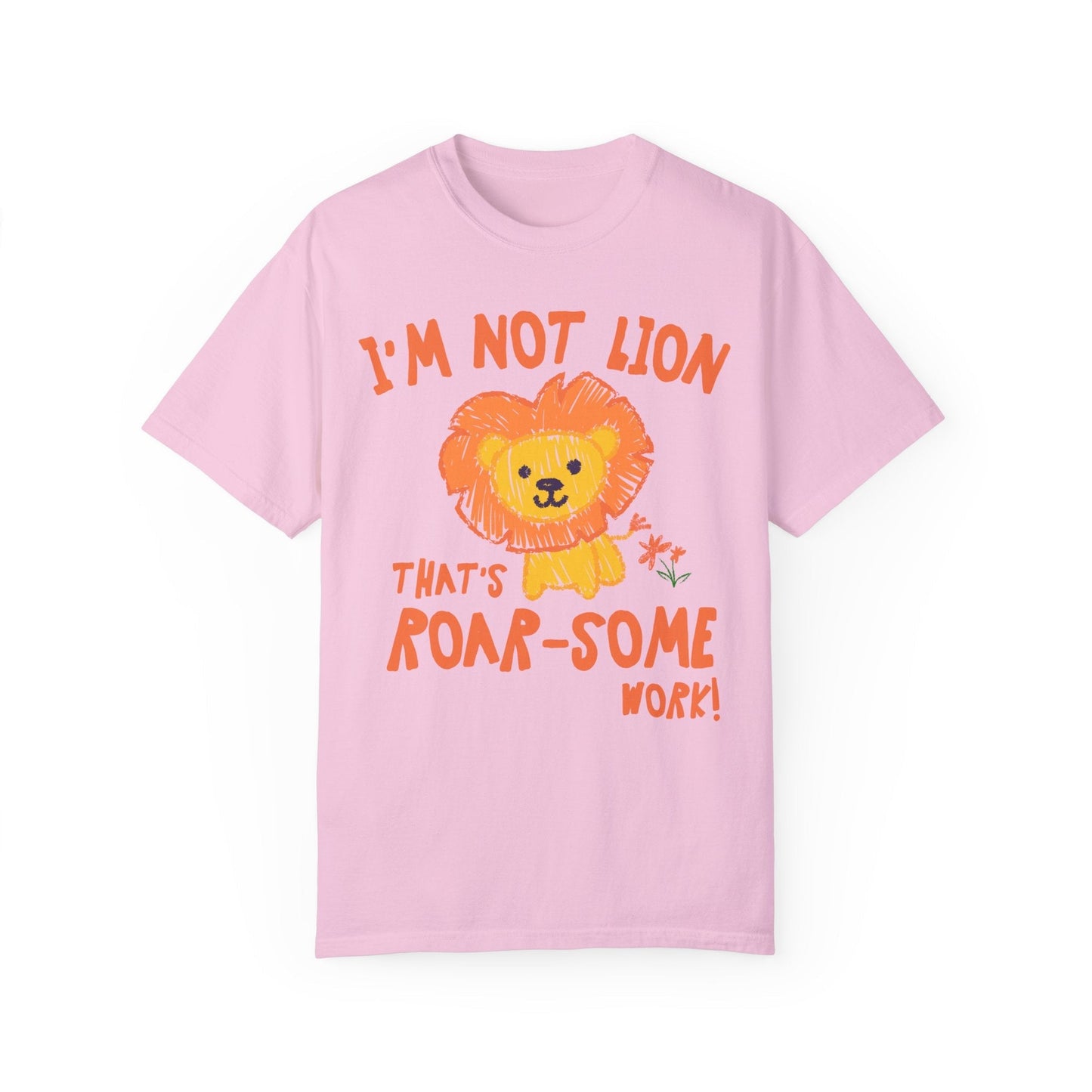 Cute Lion Testing Day Tee Shirt