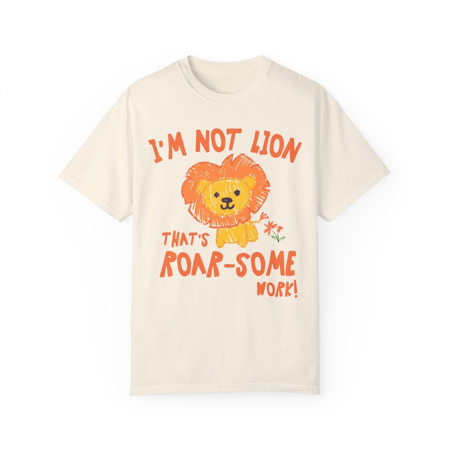 Cute Lion Testing Day Tee Shirt
