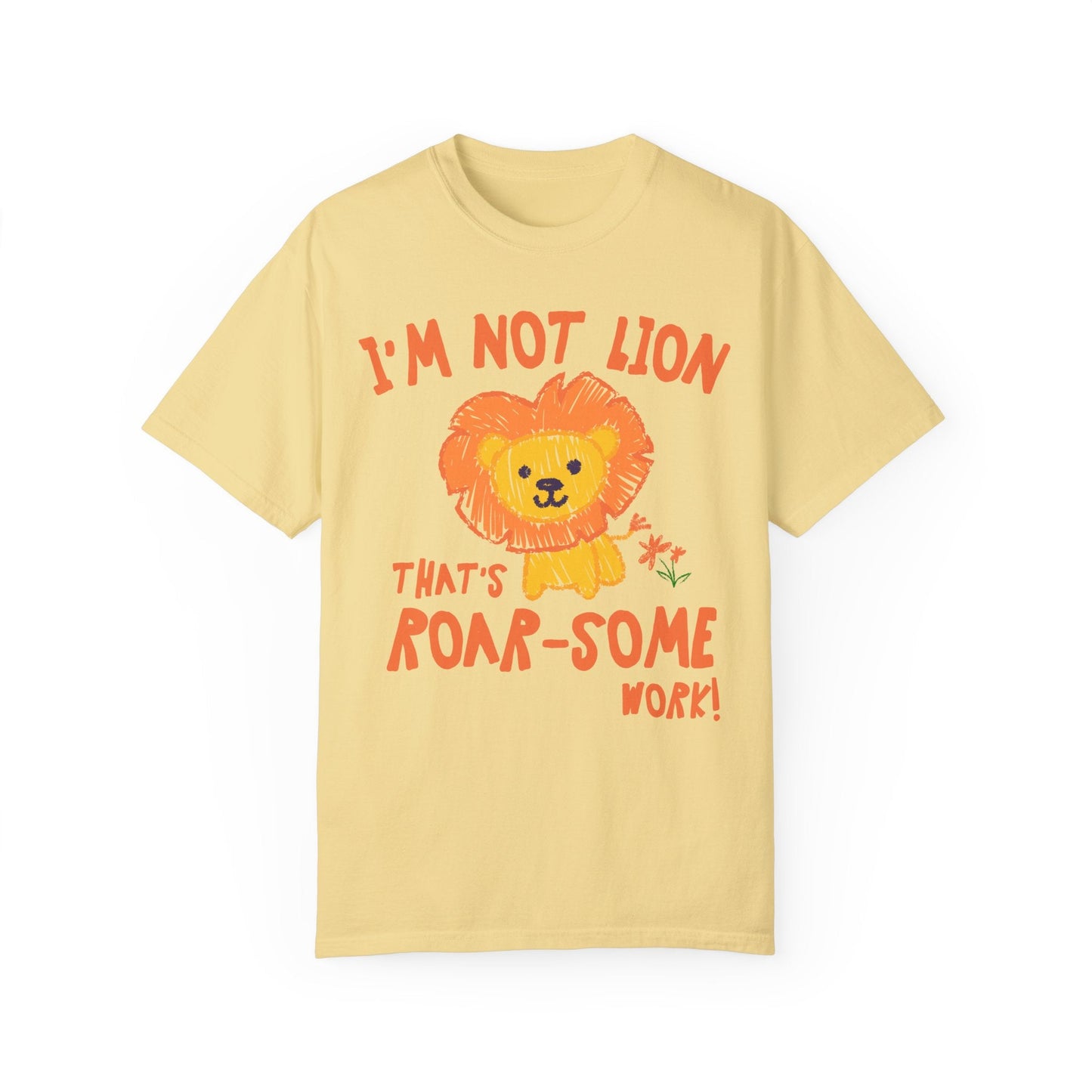 Cute Lion Testing Day Tee Shirt