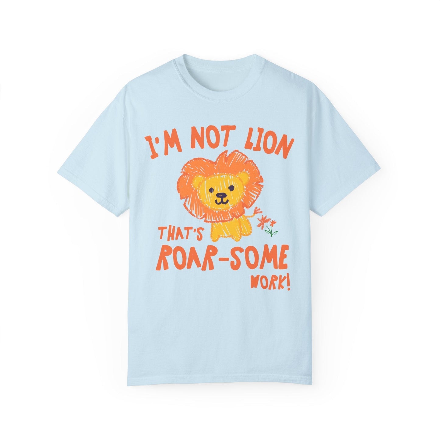 Cute Lion Testing Day Tee Shirt