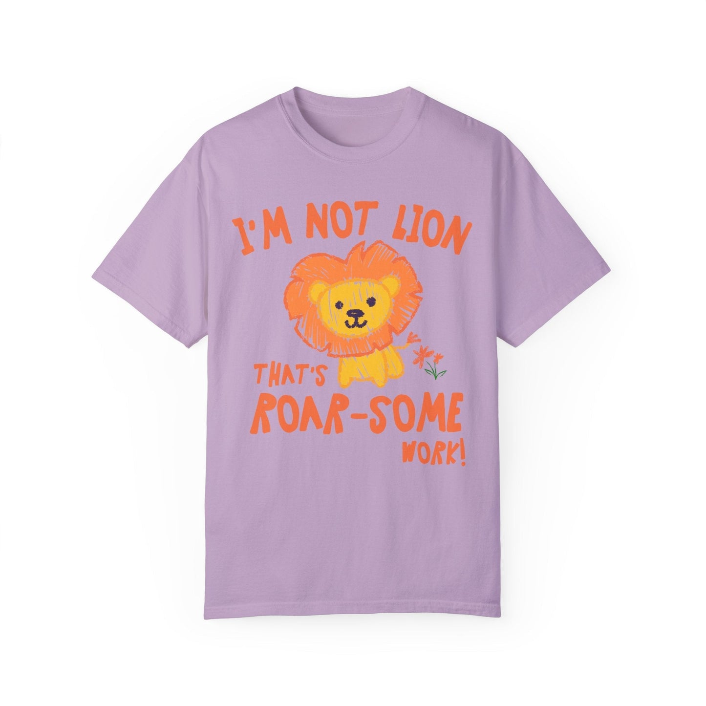 Cute Lion Testing Day Tee Shirt