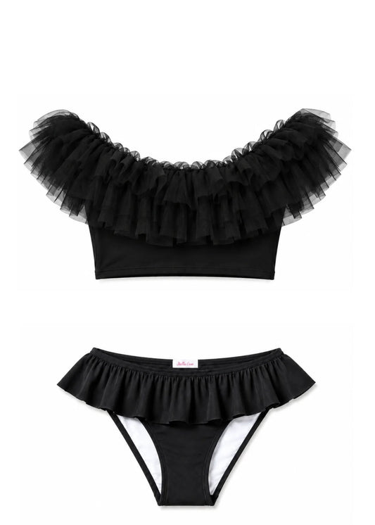 Black Bikini with Tulle