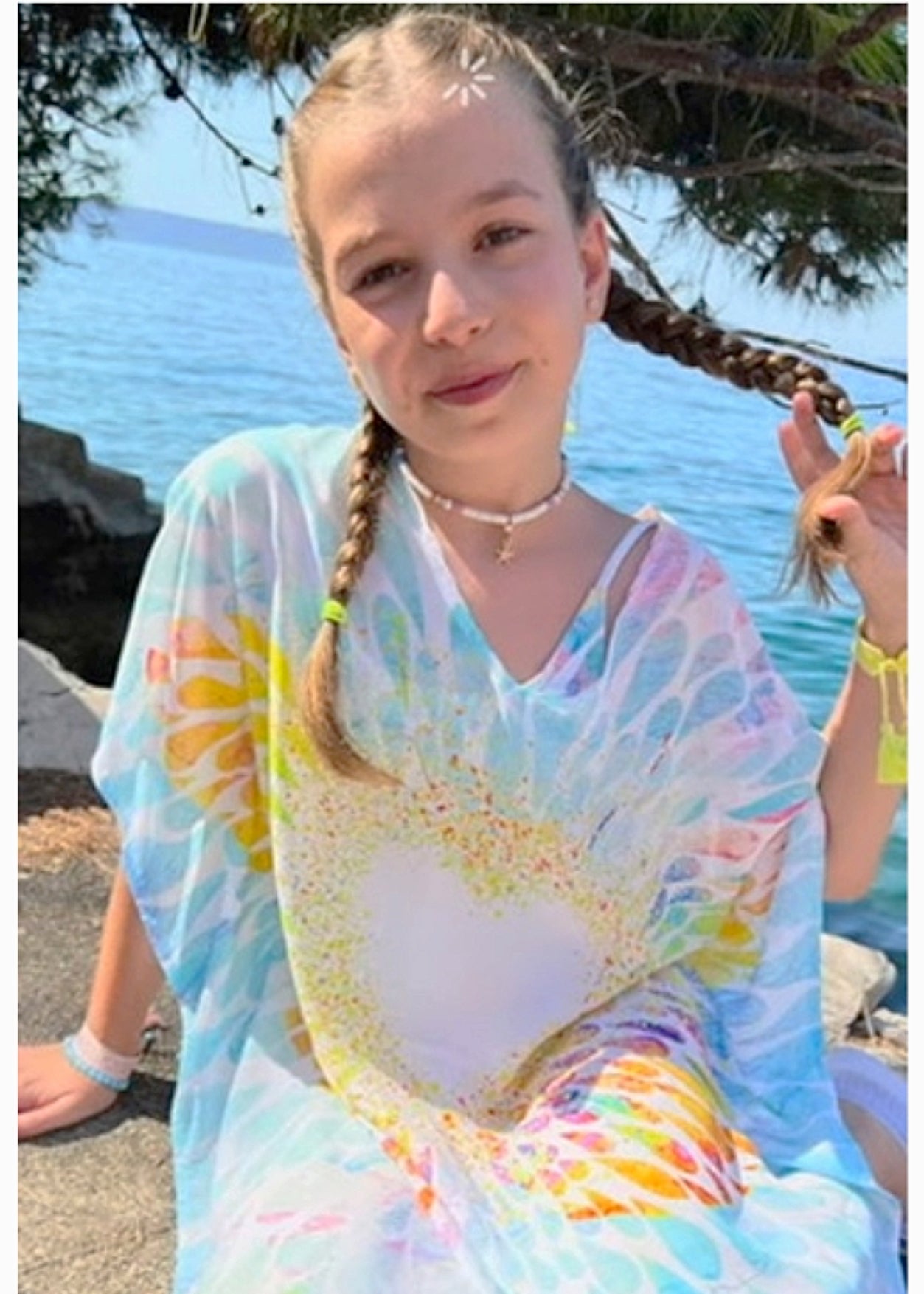 Sparkling Splash Beach Cover-Up