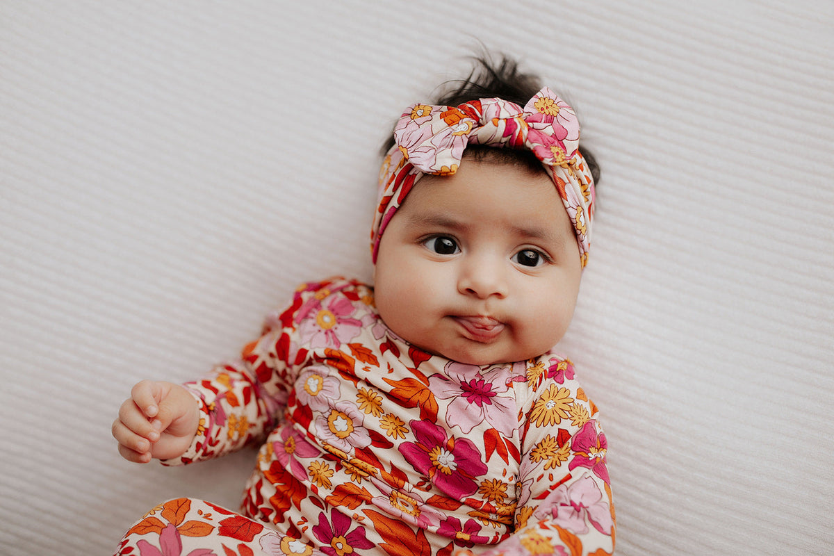 Wild Child Knotted Newborn Baby Gown
