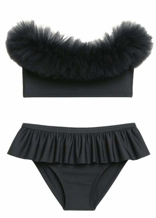 Black Bikini with Tulle