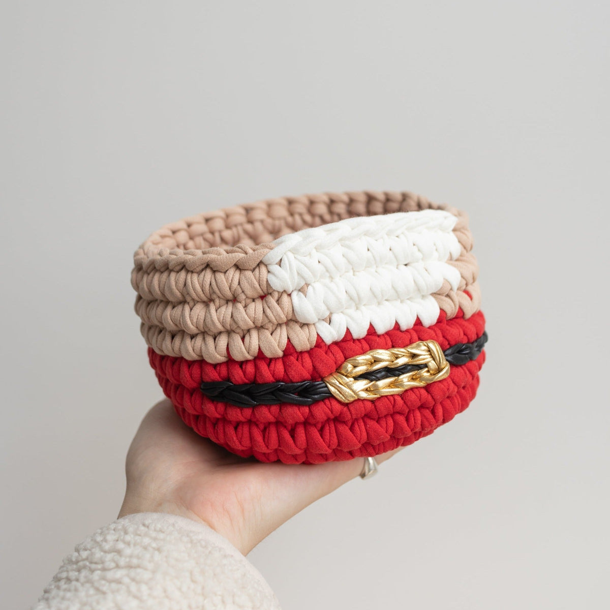 Christmas Deer and Santa Baskets