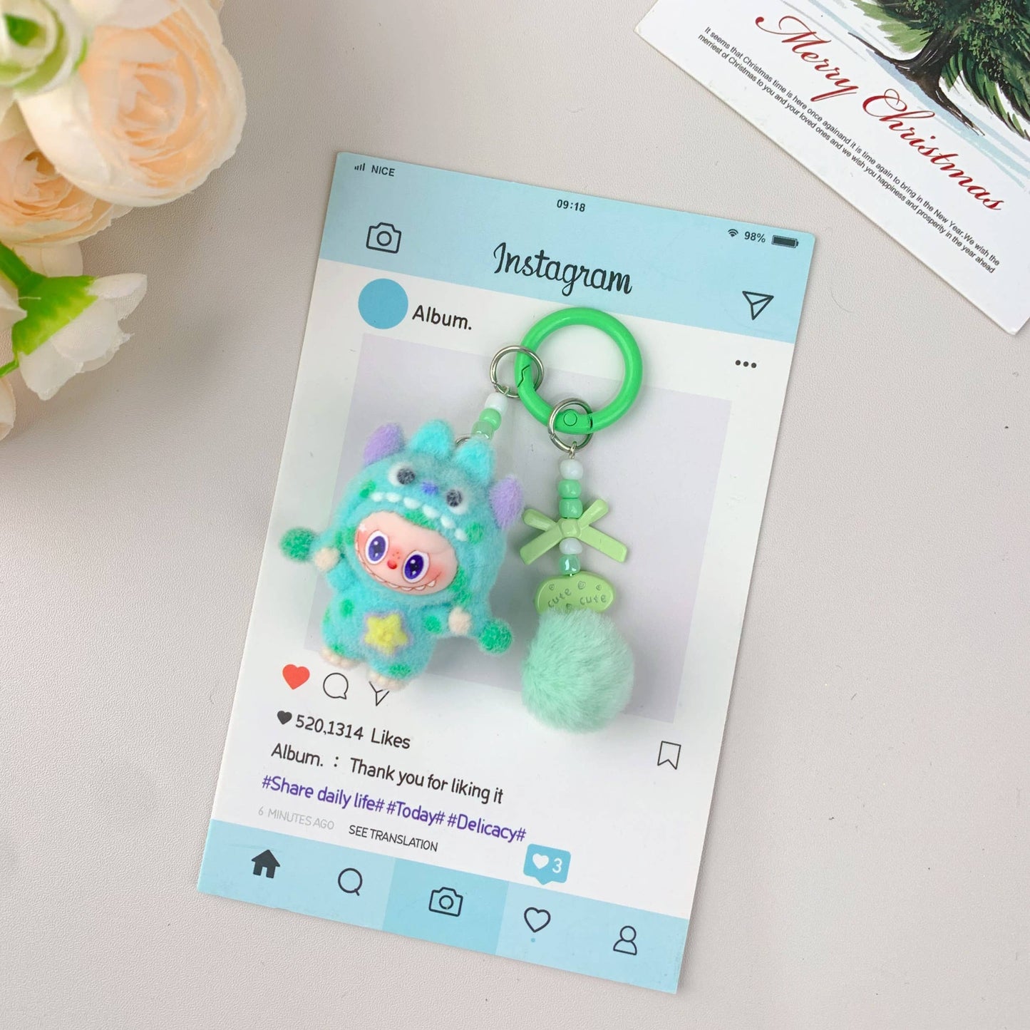 Labu Hot-Selling Cute Monster Keychain , holiday gifts