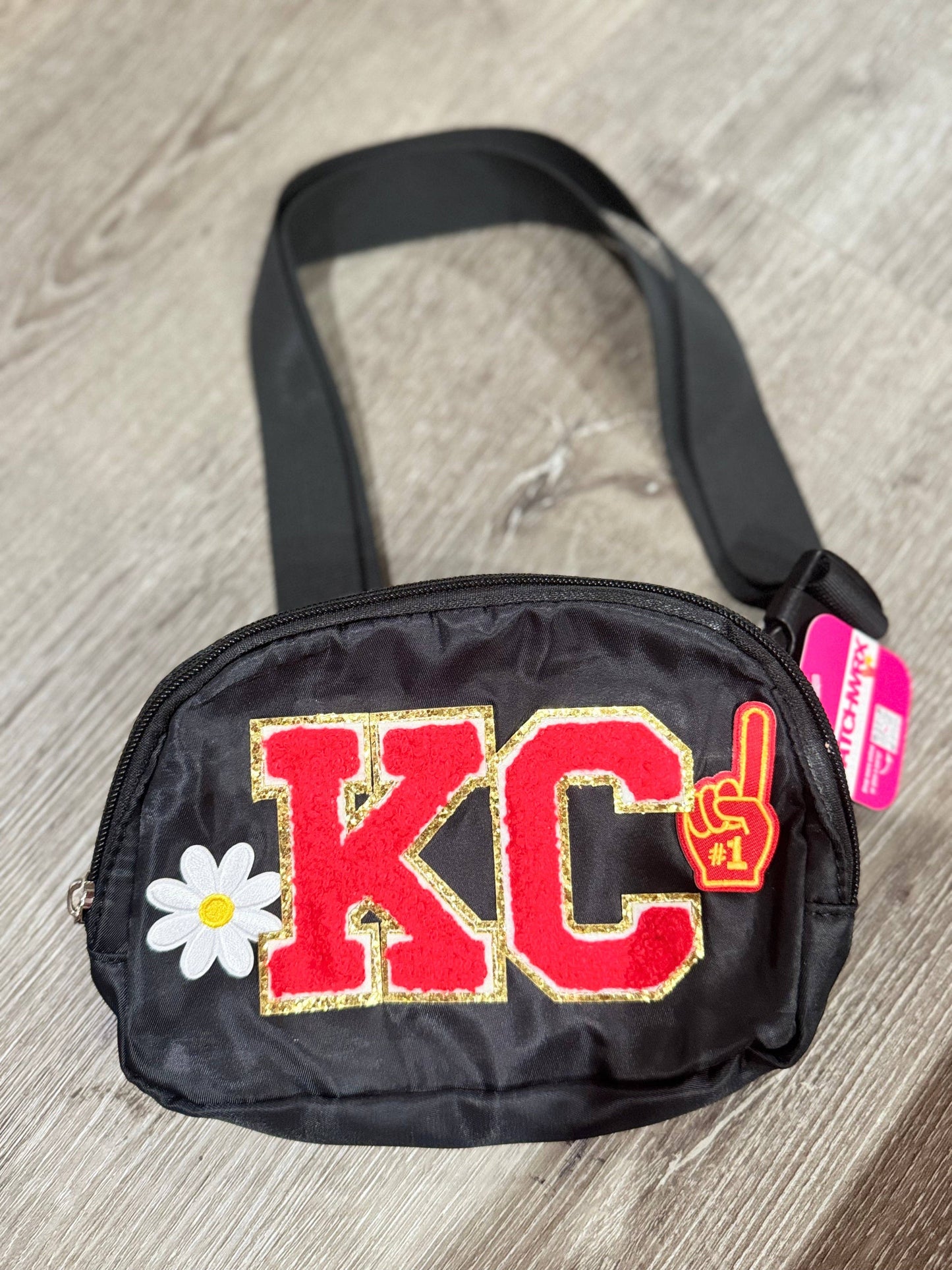 KC Chiefs Letters Belt Bag