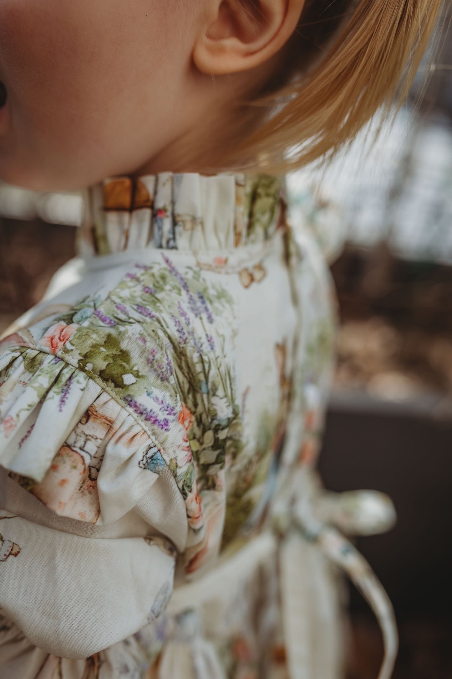 Aoki Dress-Bramble Rabbit Short Sleeve