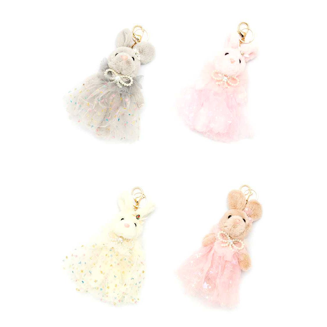 Bunny Keychains Set