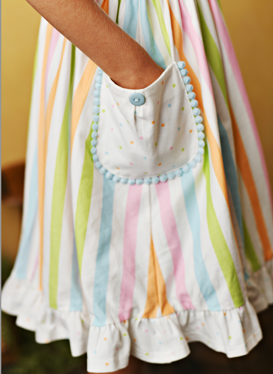 Rainbows & Polka Dots Twirl Dress
