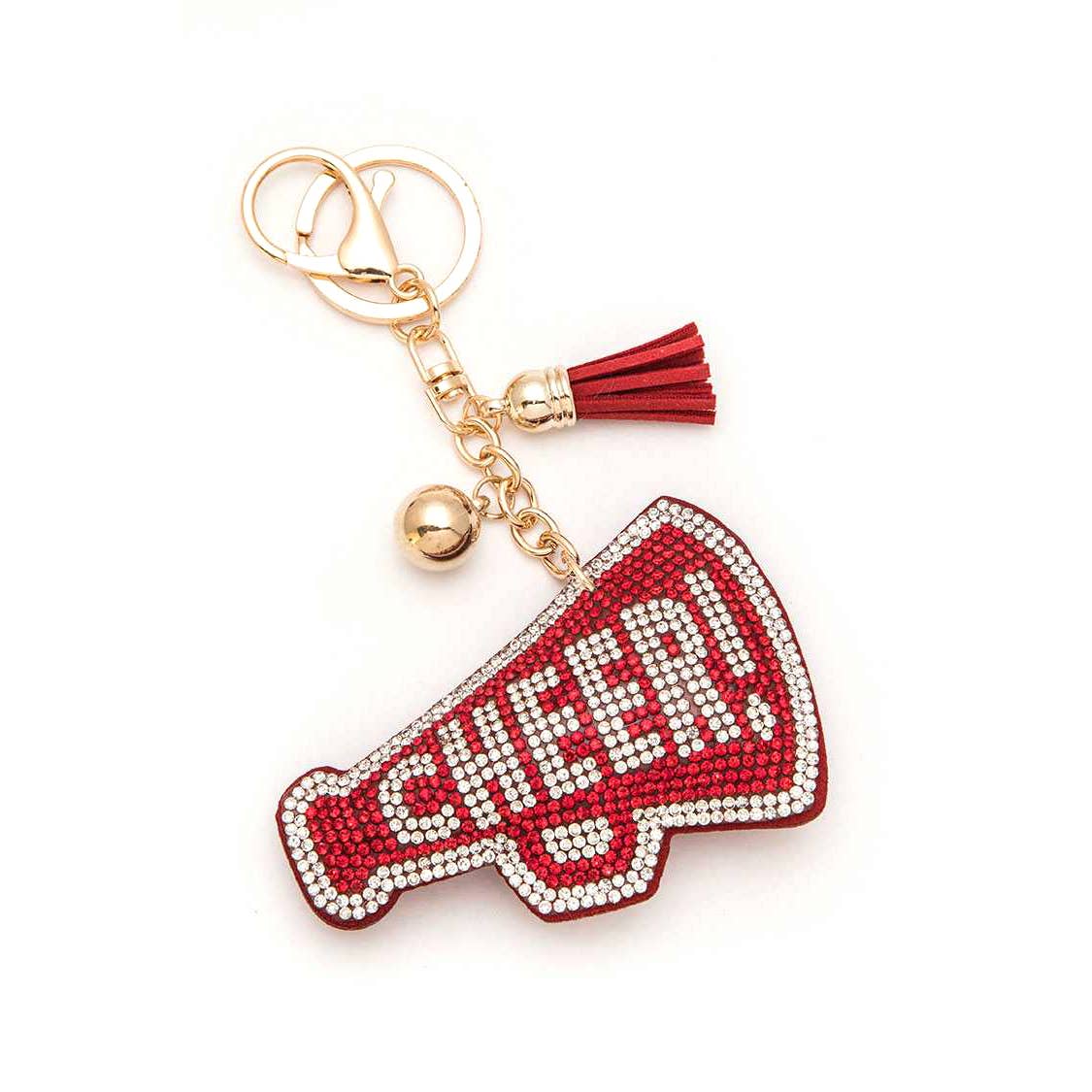 CHEER Sign Crystal Iconic Key Chain
