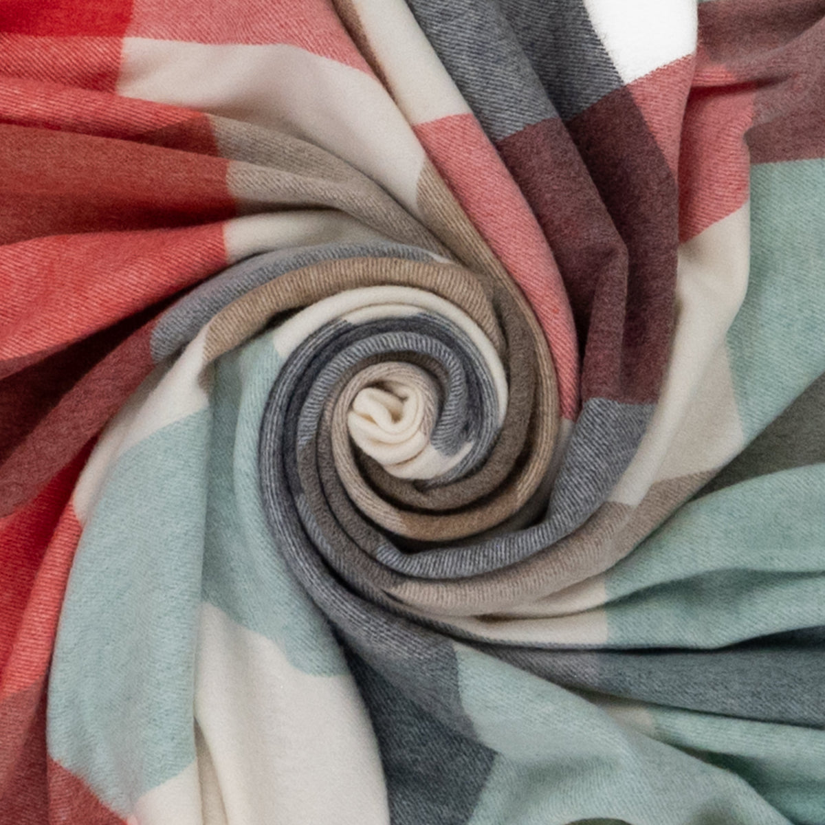 Southampton Home Merino Wool Throw – Block Melon