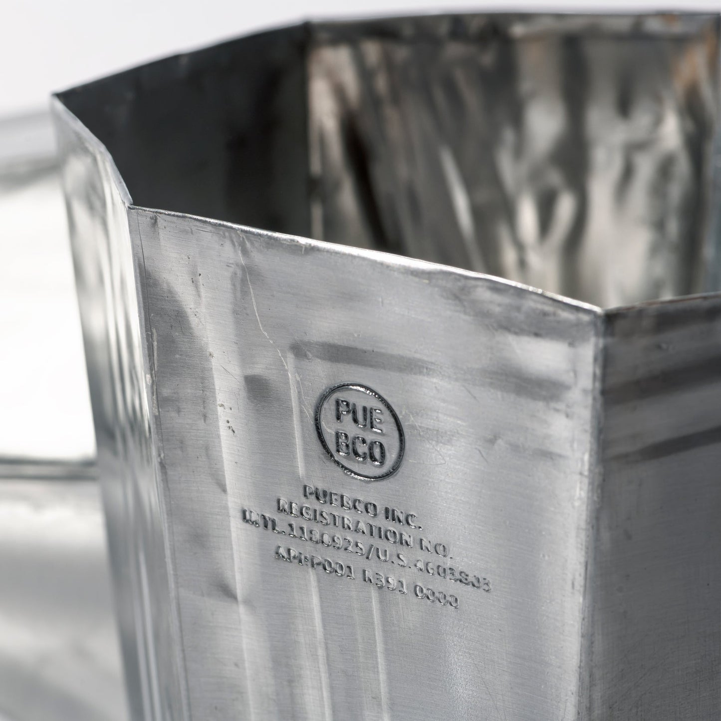 Recycled Steel Trashcan from used oil can