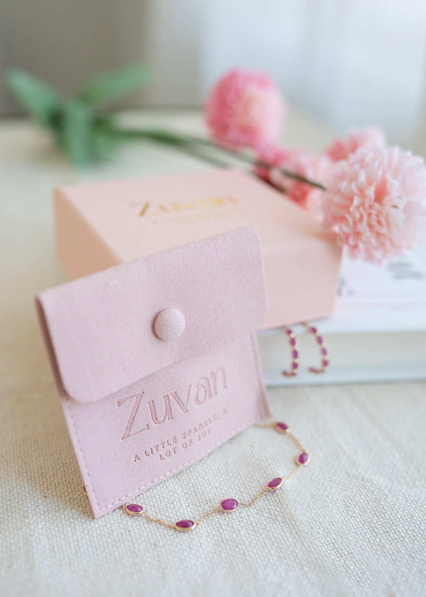 Crimson Elegance Earrings