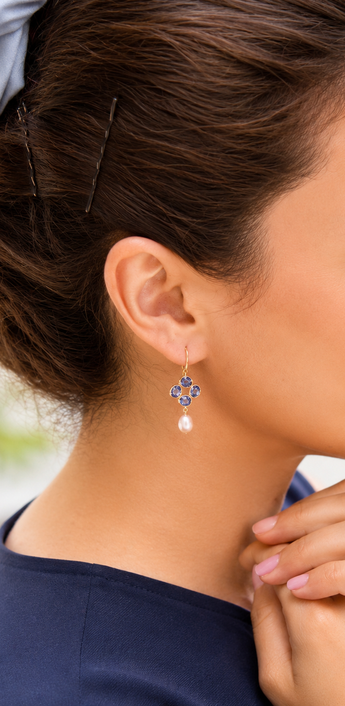 Tanzanite Spark Earrings