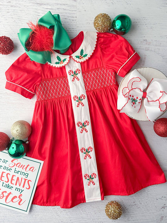 Candy Cane Dreams Red Dress