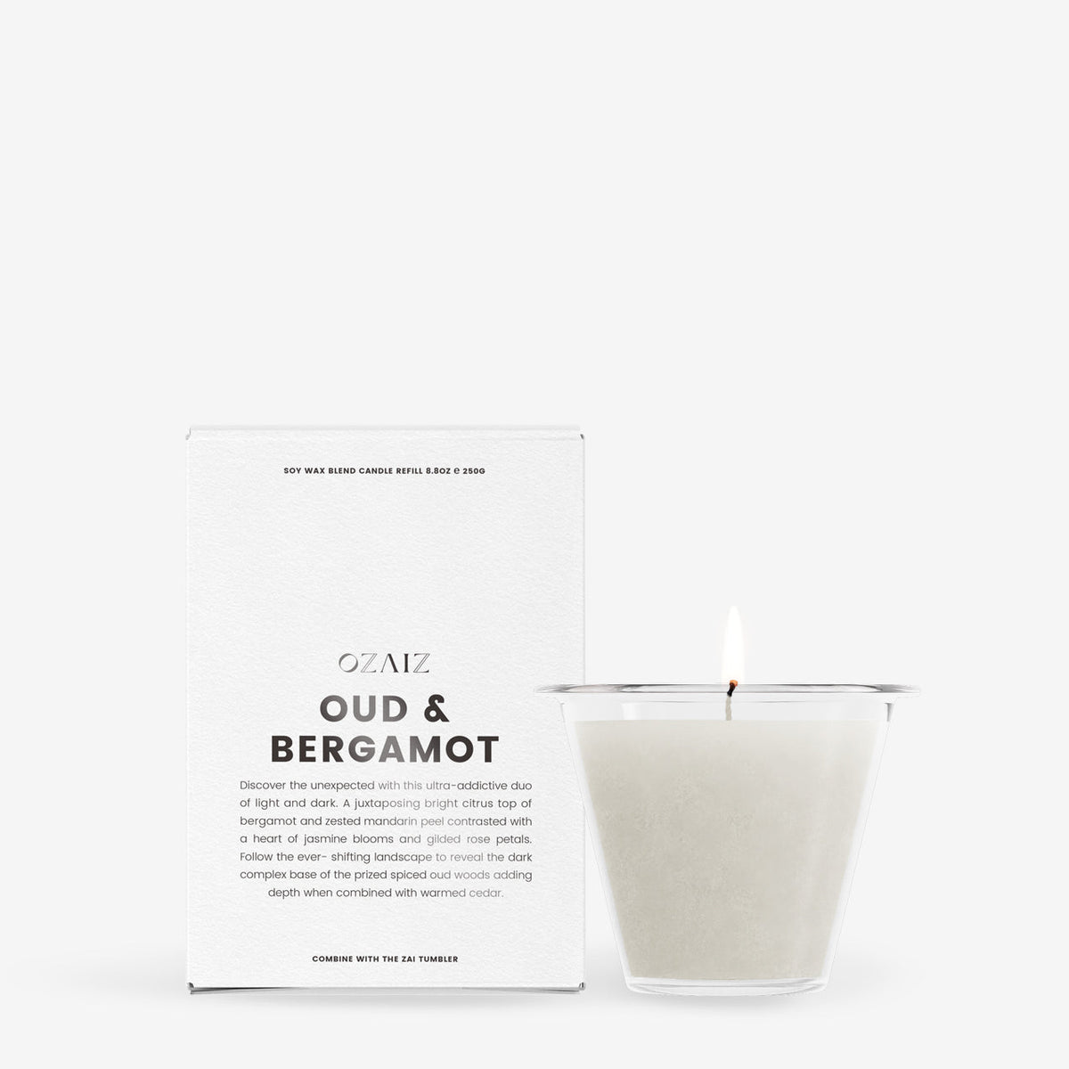 AIZ Refill Candle in Oud & Bergamot