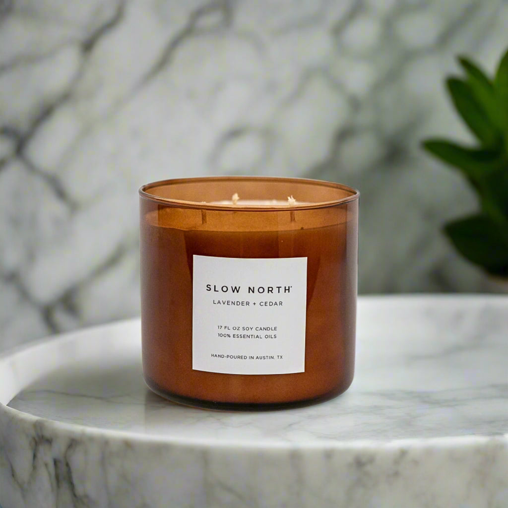 Lavender + Cedar - Signature 3-Wick Candle