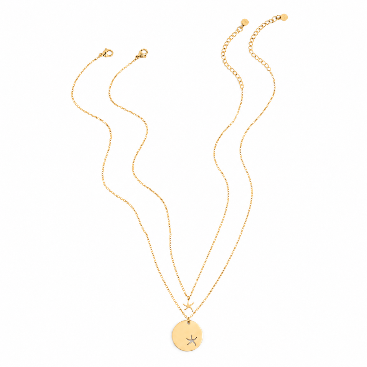 Community Gold Starfish Necklace Set