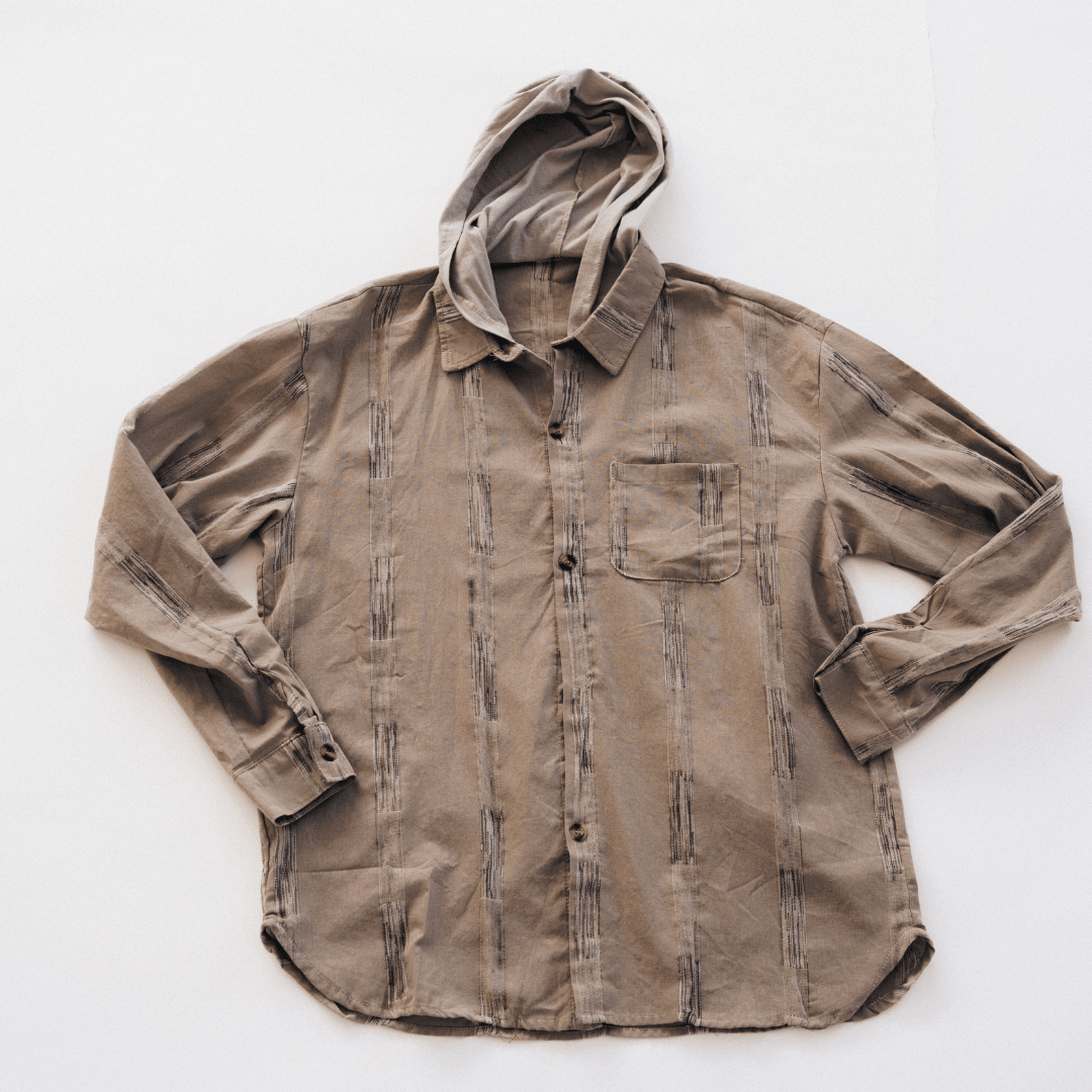 Hooded Embroidered Shirts- Adult