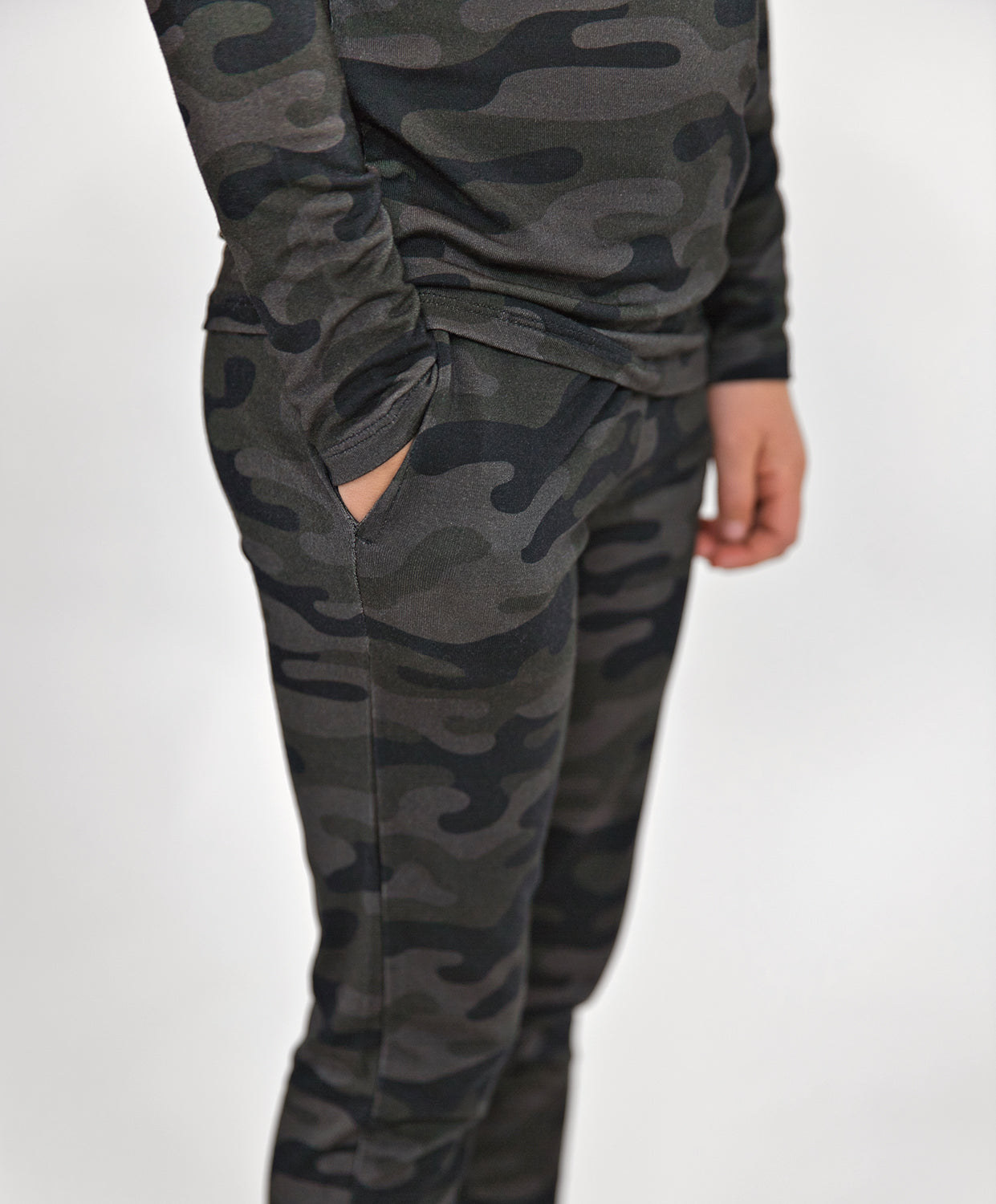 Dark Camo Two-Piece Set
