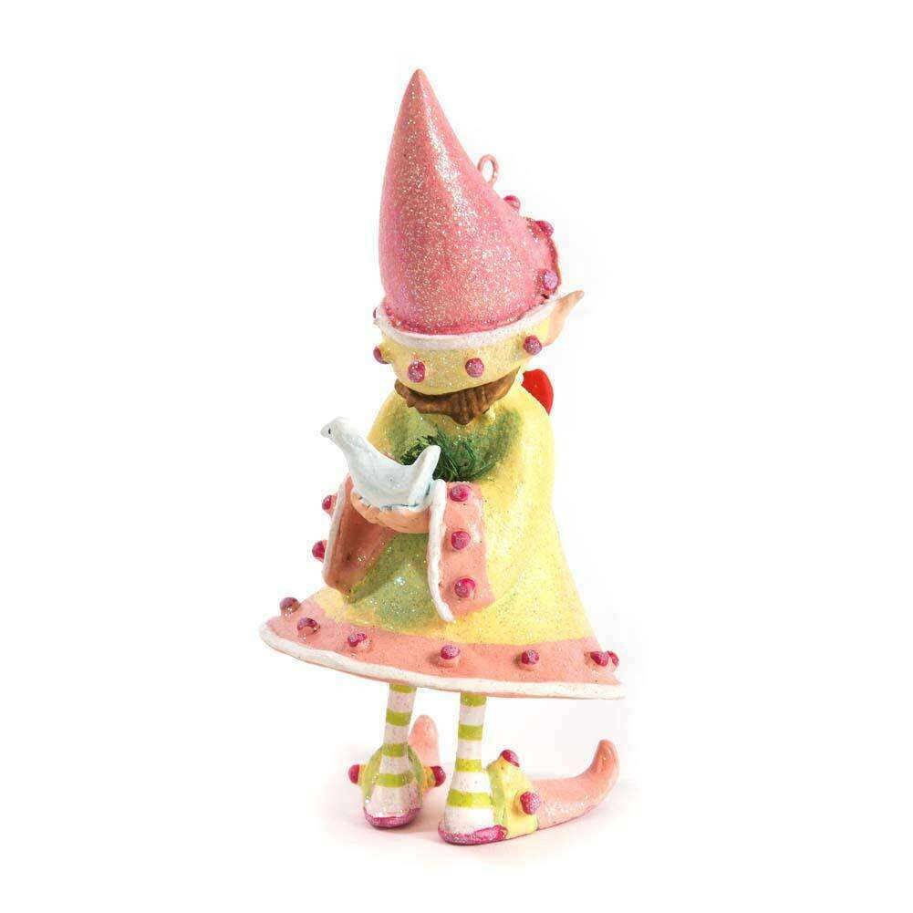 Dash Away Cupid's Elf Ornament by Patience Brewster