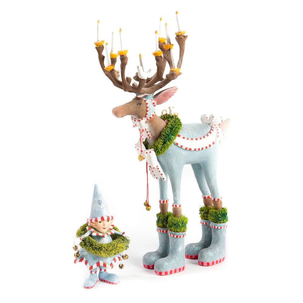 Dash Away Dasher's Elf Ornament by Patience Brewster