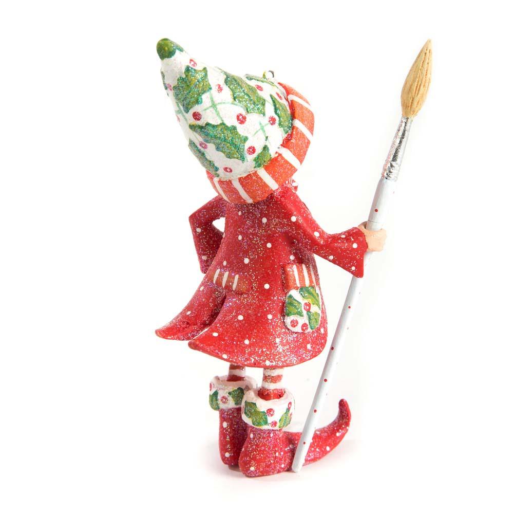 Dash Away Vixen's Elf Ornament by Patience Brewster