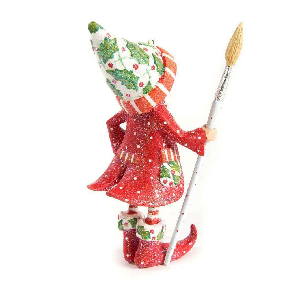 Dash Away Vixen's Elf Ornament by Patience Brewster