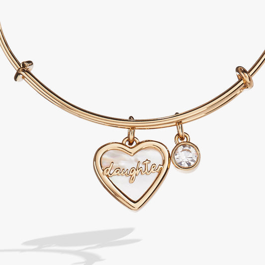 Daughter Mother of Pearl Bangle