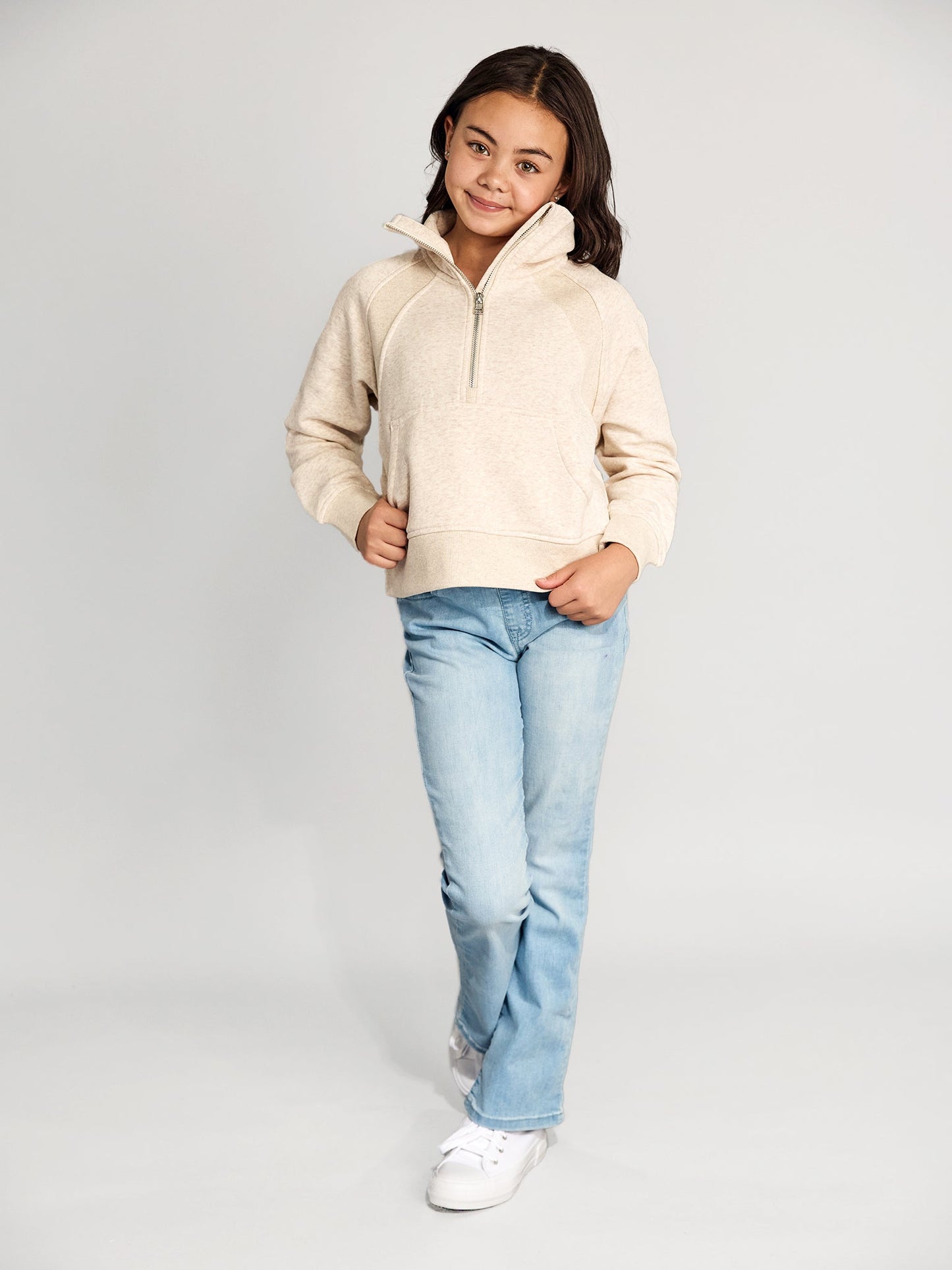 Dawn Youth Girls' Quarter-zip Pullover