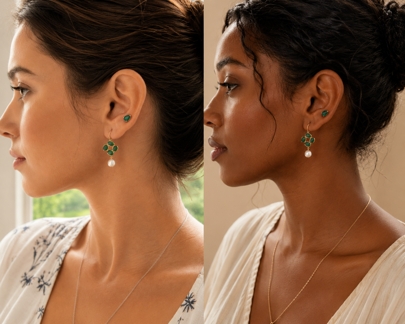 Emerald Radiance Earrings