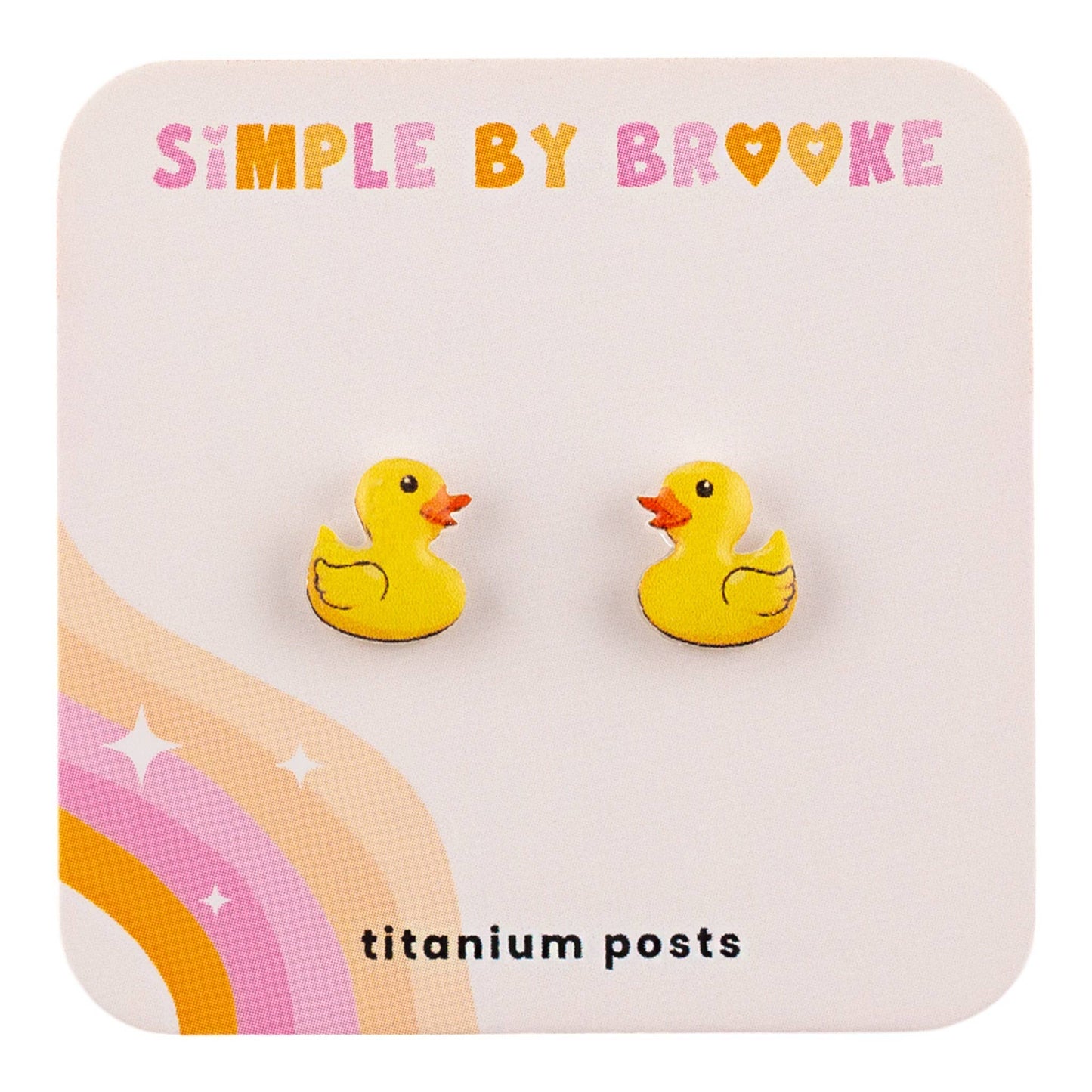 Rubber Duck Earrings