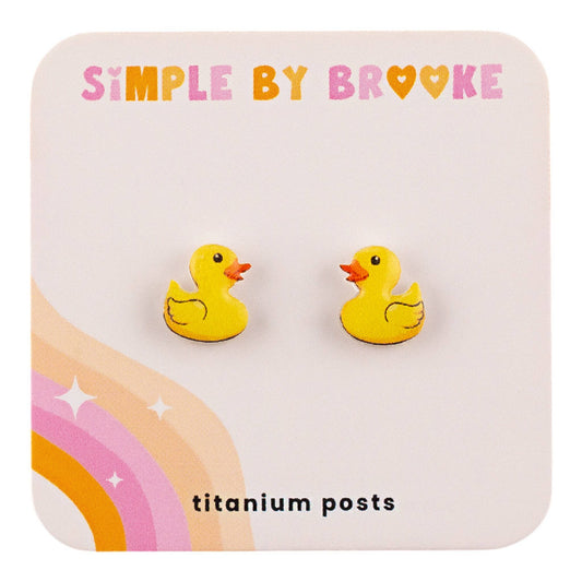 Rubber Duck Earrings