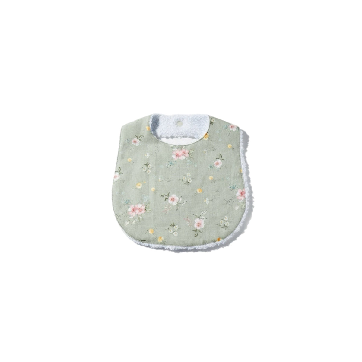 Layette Linen Bib – Hedgerow Floral