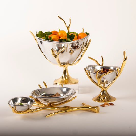 Manzanita Pedestal Nut Dish