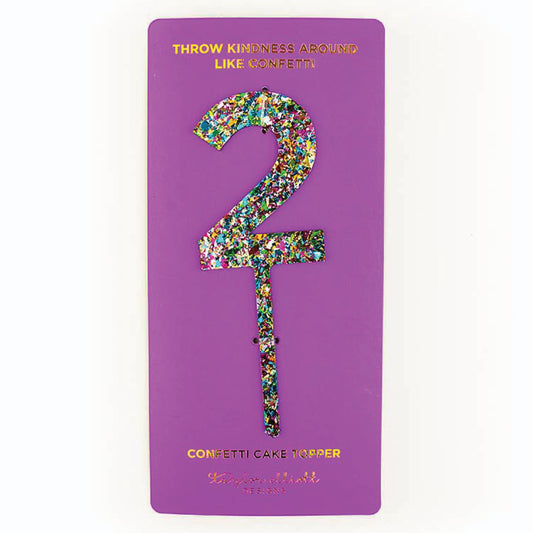 Confetti Cake Topper - 2